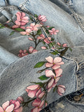 Cherry Blossoms Denim Jacket