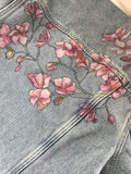 Cherry Blossoms Denim Jacket