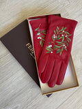 *ACK STROLL Holiday Mistletoe Gloves (3 color options)