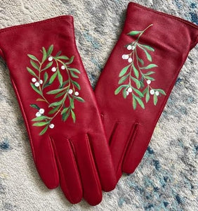 *ACK STROLL Holiday Mistletoe Gloves (3 color options)