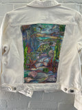 **Adult Denim Ocean Scene (Size L)