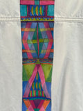 **Adult Denim Geometric & Stars - O/S