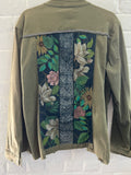 **Adult Denim Cargo Jacket (size L)