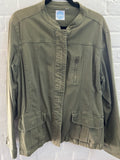 **Adult Denim Cargo Jacket (size L)
