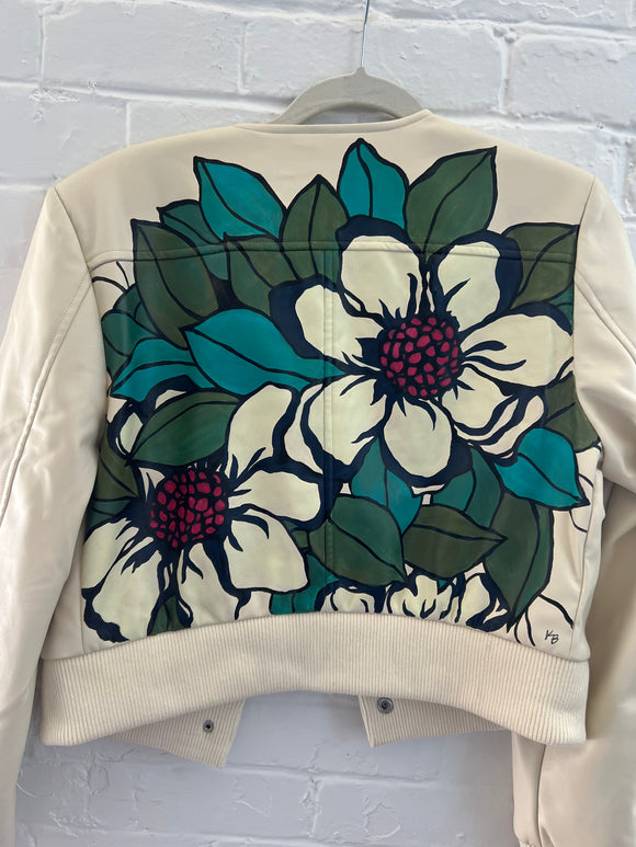 **Adult Leather FLOWER POWER (size S)
