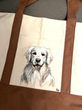 ***CUSTOM Pet Portrait Tote Bag
