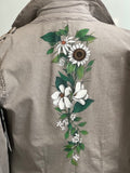 *SALE- Cargo Jacket Floral sleeves (M)