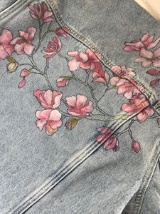 Cherry Blossoms Cropped Jacket