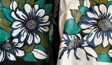 FLOWER POWER - SALE! - White Faux Leather - S