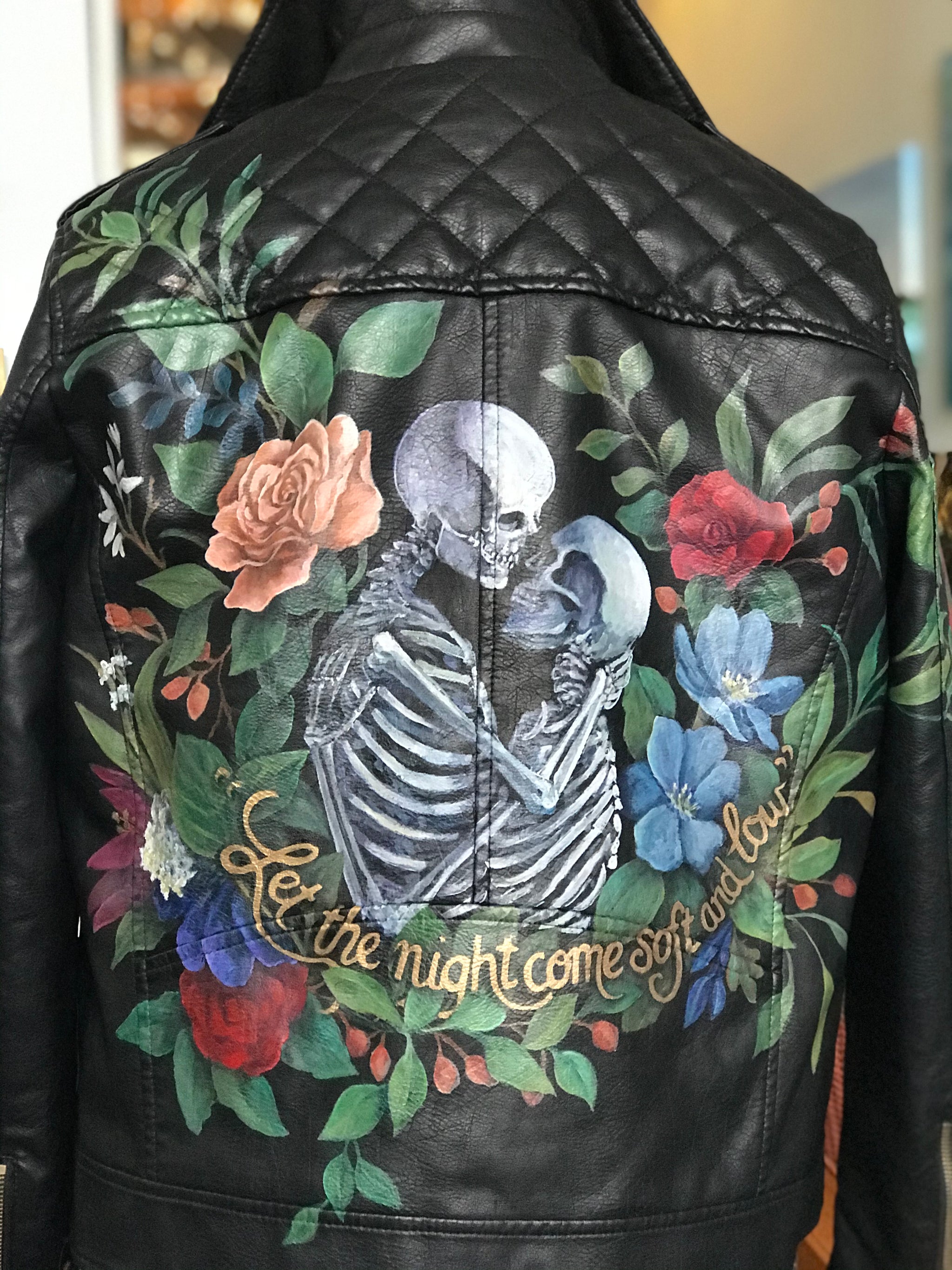 Custom Order Leather Jacket - DEPOSIT – Katie Blue Art Store