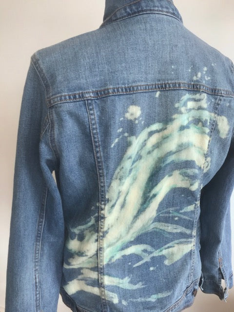 Adult Denim WAVE Jacket (L & XL) – Katie Blue Art Store